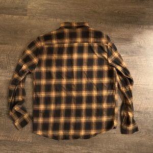 Lightweight Flannel Shirt Brown and Yellow